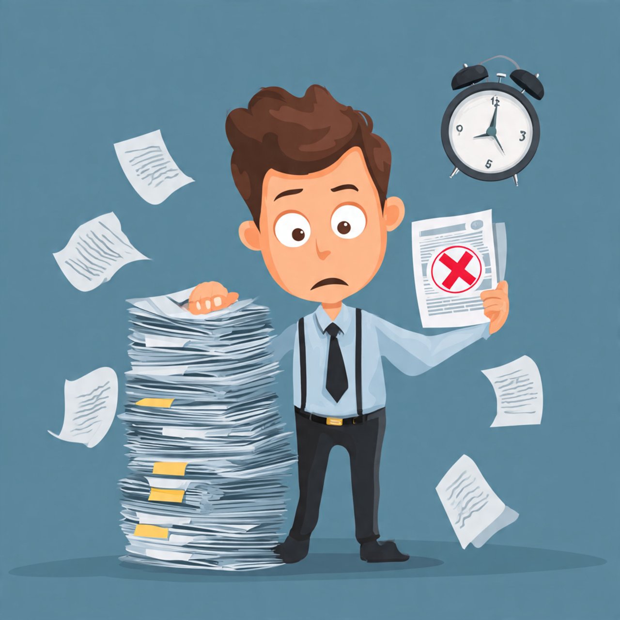 Common Payroll Mistakes in South Africa and How to Avoid Them 2 generate an image that depict mistake missing sars