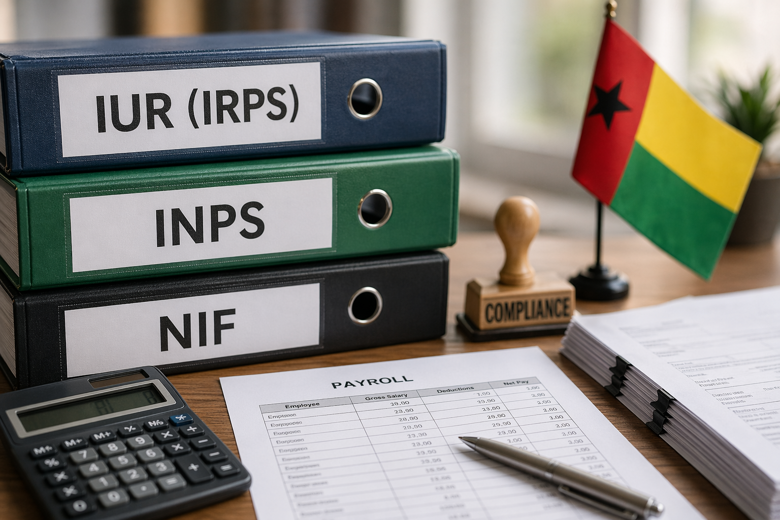 Payroll Compliance in Guinea-Bissau: Understanding IUR (IRPS), INPS, and NIF Requirements